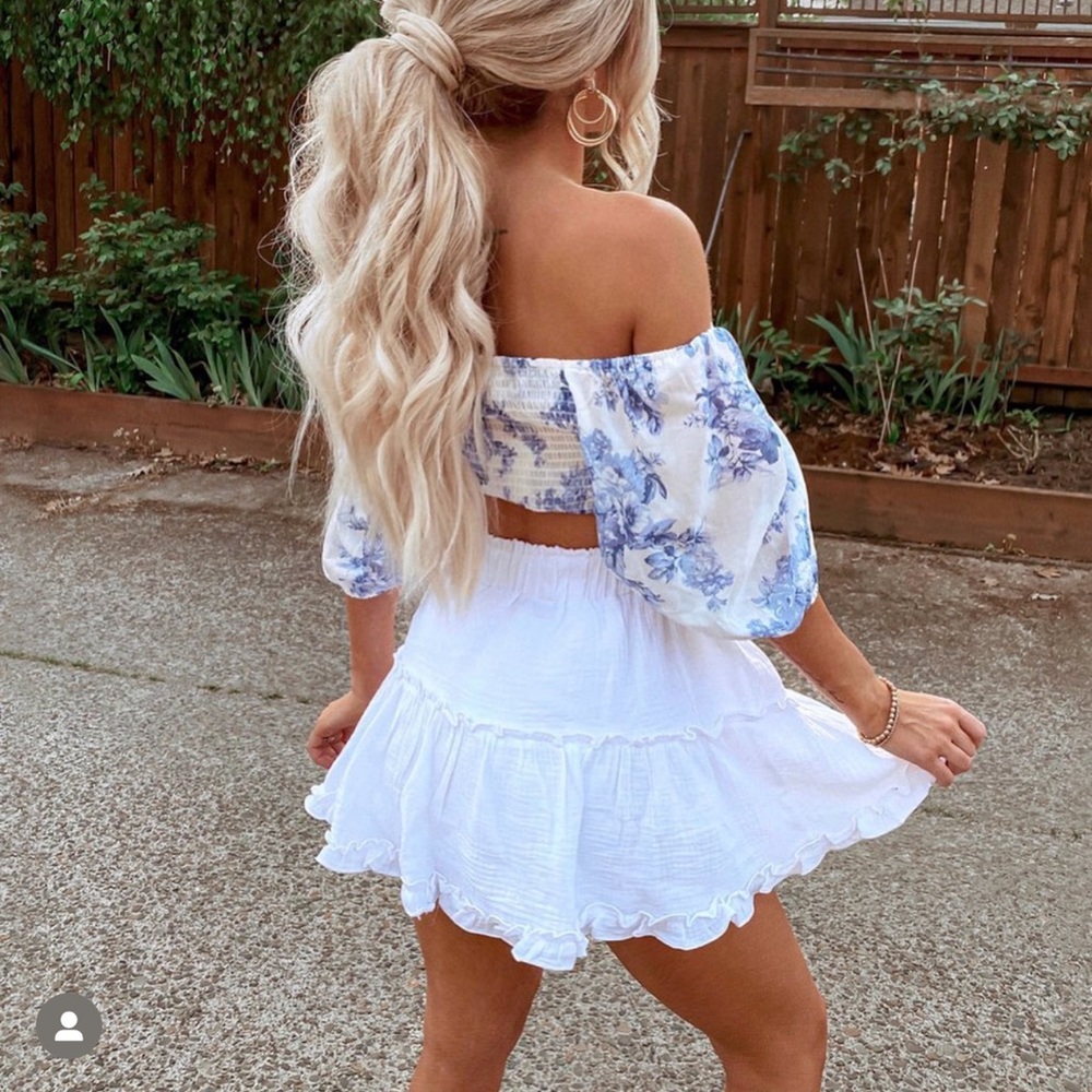 Vici Ruffle Mini Skirt